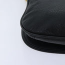 TORY BURCH Chain Shoulder Bag Leather Black Gold Auth am6939-16