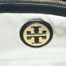 TORY BURCH Chain Shoulder Bag Leather Black Gold Auth am6939-11