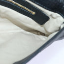 TORY BURCH Chain Shoulder Bag Leather Black Gold Auth am6939-17