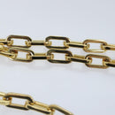 TORY BURCH Chain Shoulder Bag Leather Black Gold Auth am6939-8