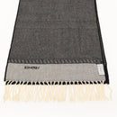 VERSACE Scarf Wool Black Auth am6943-10