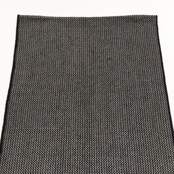 VERSACE Scarf Wool Black Auth am6943