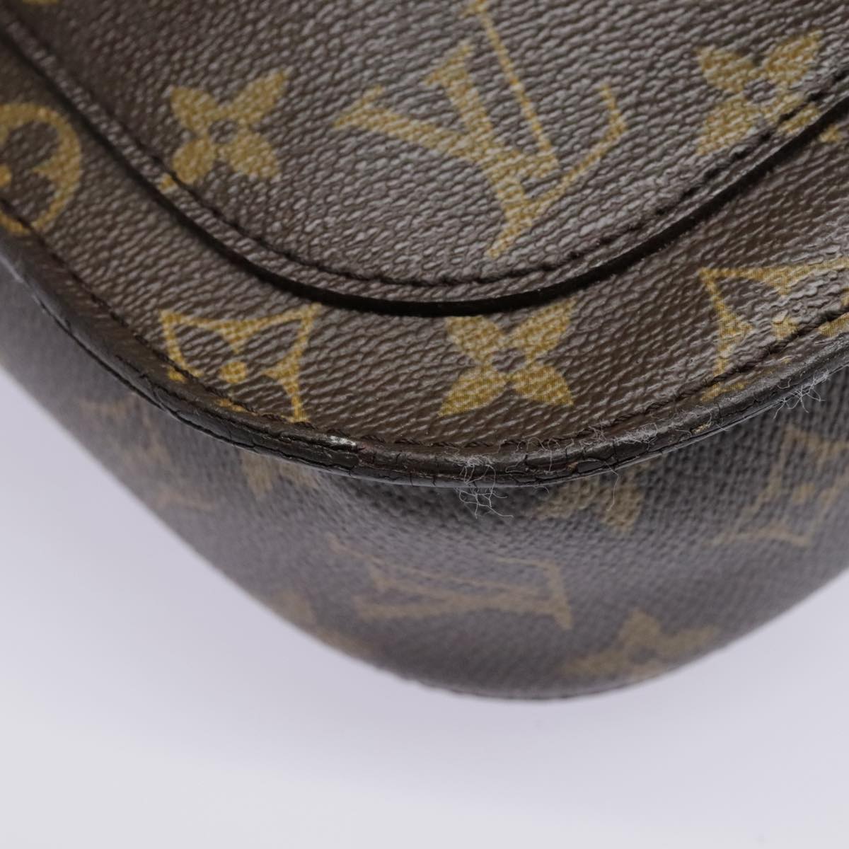 LOUIS VUITTON Monogram Saint Cloud GM Shoulder Bag M51242 LV Auth am6956