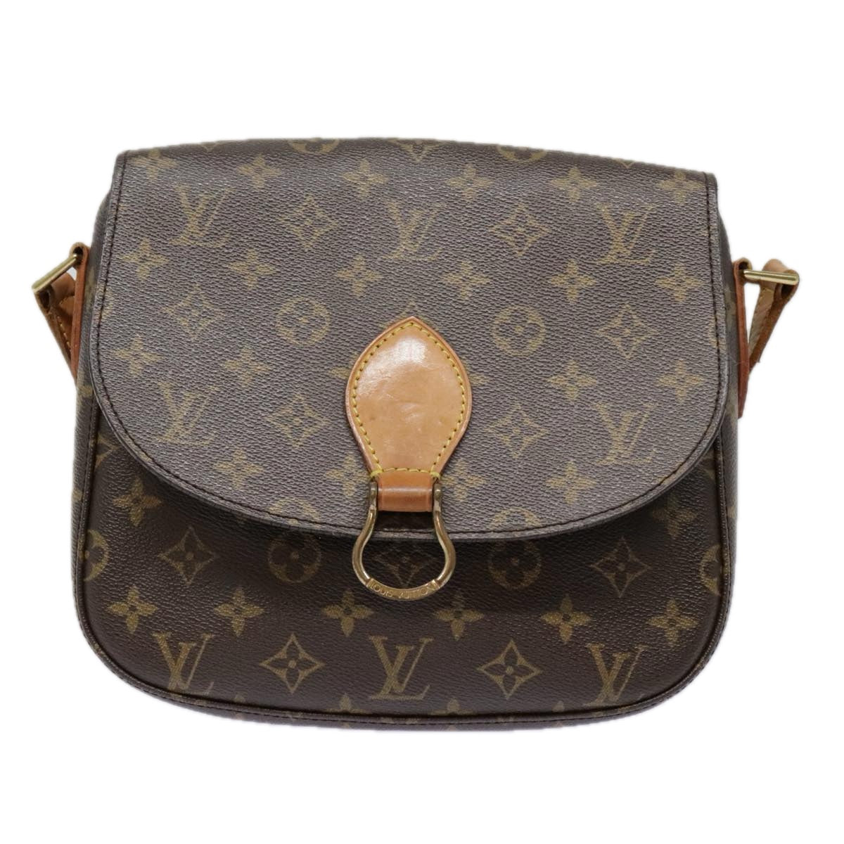 LOUIS VUITTON Monogram Saint Cloud GM Shoulder Bag M51242 LV Auth am6956