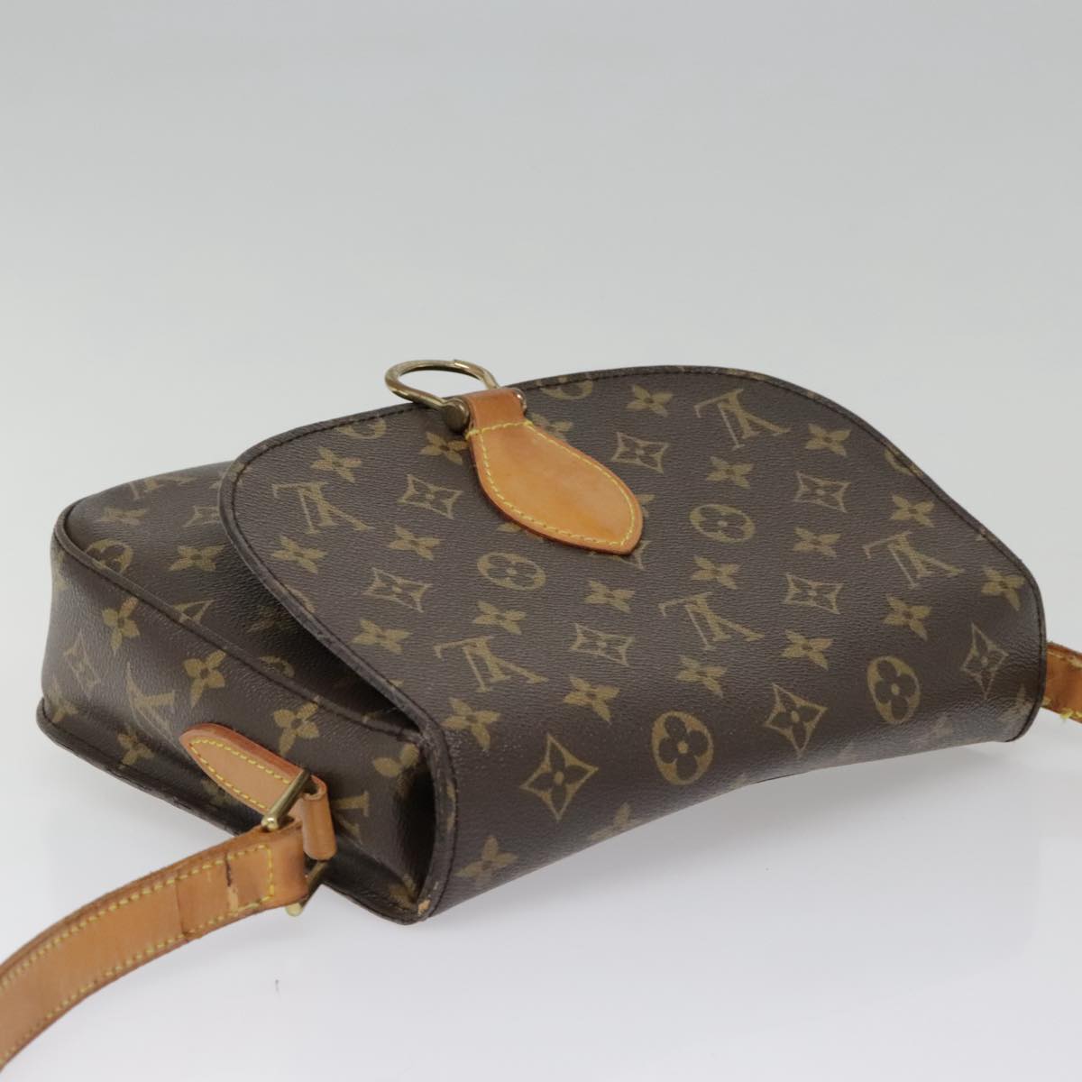 LOUIS VUITTON Monogram Saint Cloud GM Shoulder Bag M51242 LV Auth am6956