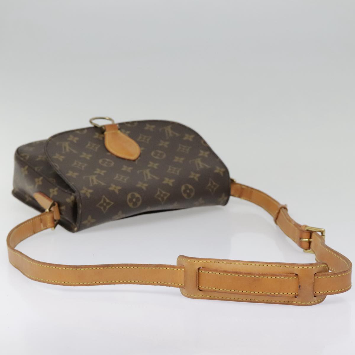 LOUIS VUITTON Monogram Saint Cloud GM Shoulder Bag M51242 LV Auth am6956