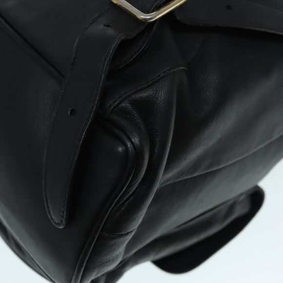 GUCCI Bamboo Rucksack Leder Schwarz Gold 008 2058 0016 Auth am6979