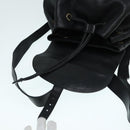 GUCCI Bamboo Rucksack Leder Schwarz Gold 008 2058 0016 Auth am6979-26