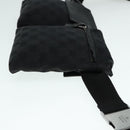 GUCCI GG Canvas Waist bag Black Auth am6986-3