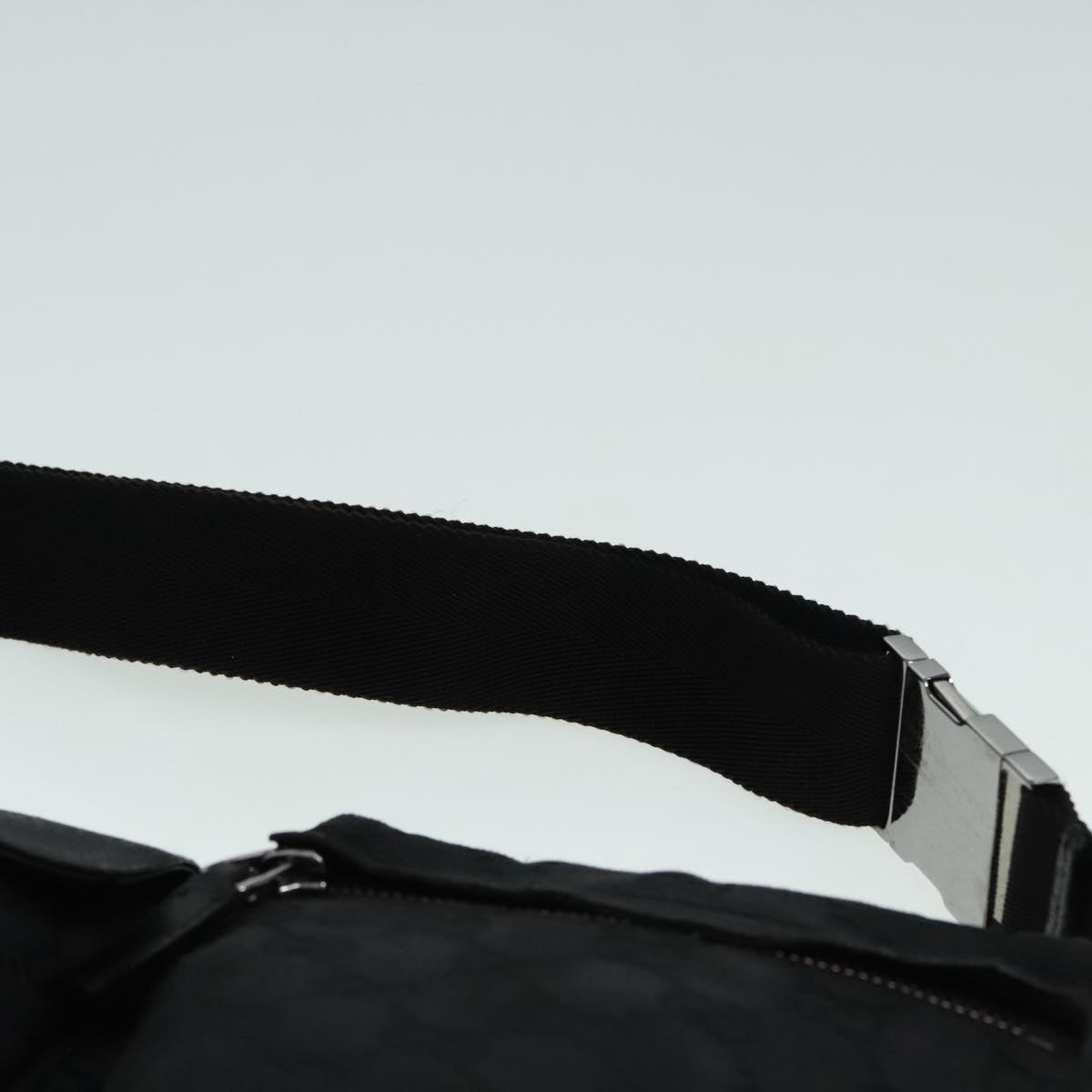 GUCCI GG Canvas Waist bag Black Auth am6986