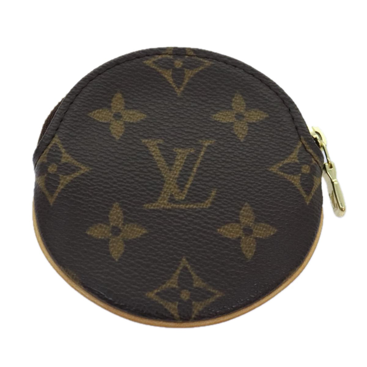 LOUIS VUITTON Monogram Porte Monnaie Rond Coin Purse M61926 LV Auth am6994 - 0