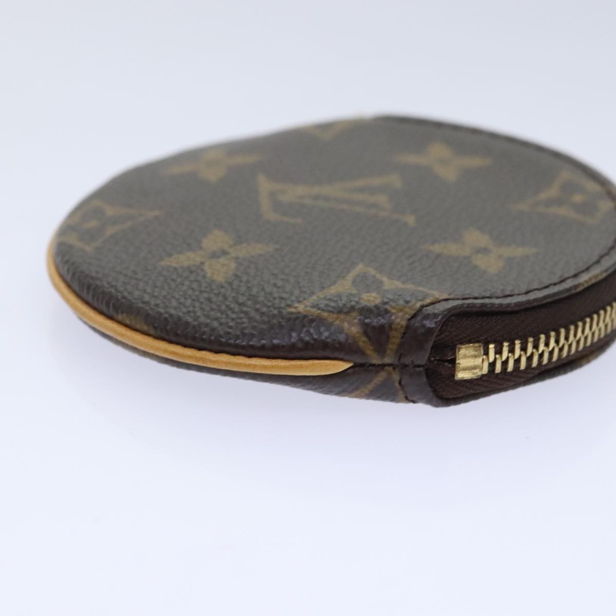 LOUIS VUITTON Monogram Porte Monnaie Rond Coin Purse M61926 LV Auth am6994