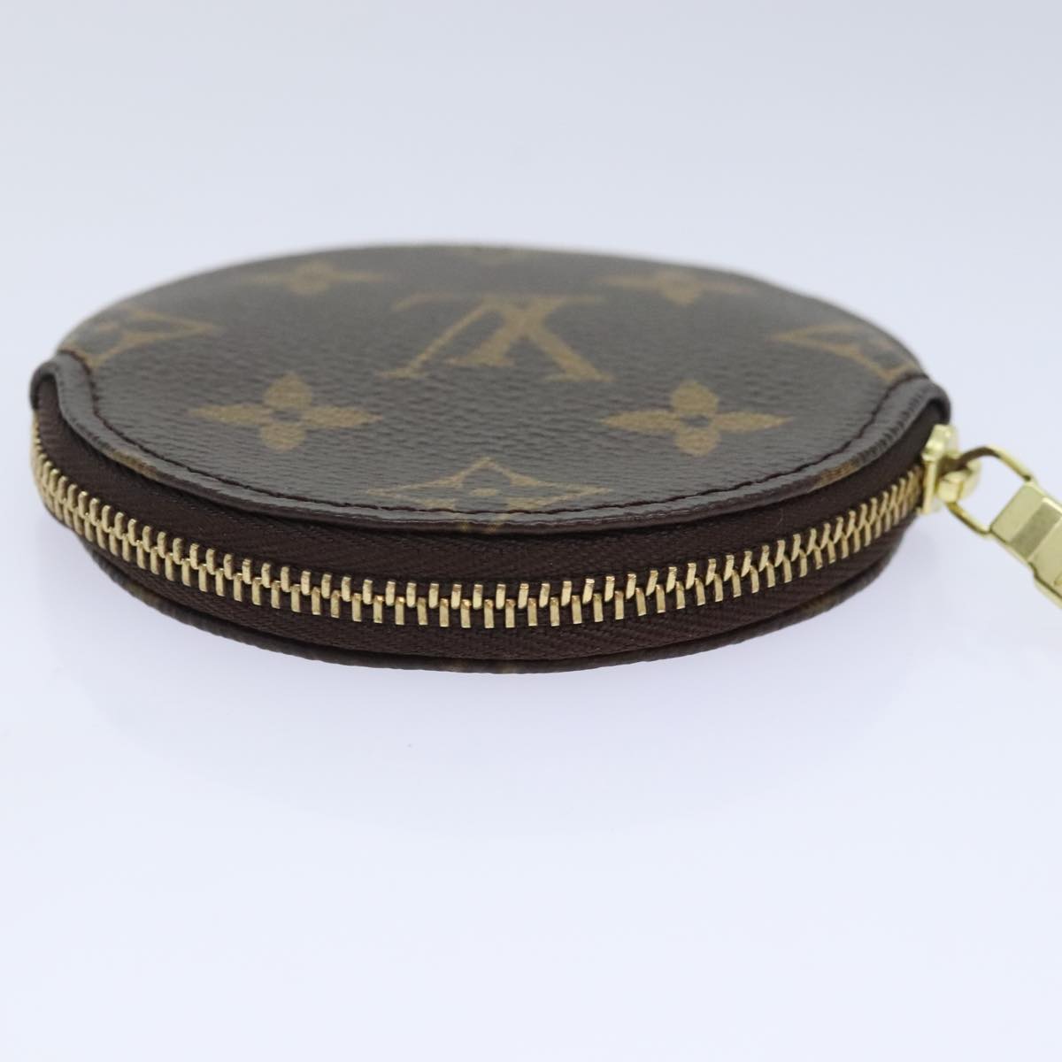 LOUIS VUITTON Monogram Porte Monnaie Rond Coin Purse M61926 LV Auth am6994