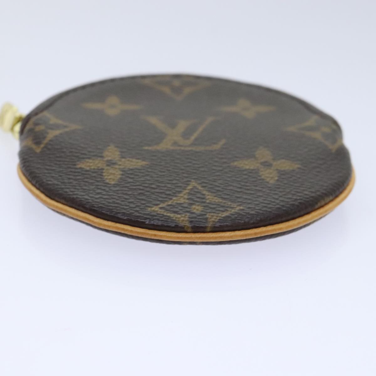 LOUIS VUITTON Monogram Porte Monnaie Rond Coin Purse M61926 LV Auth am6994