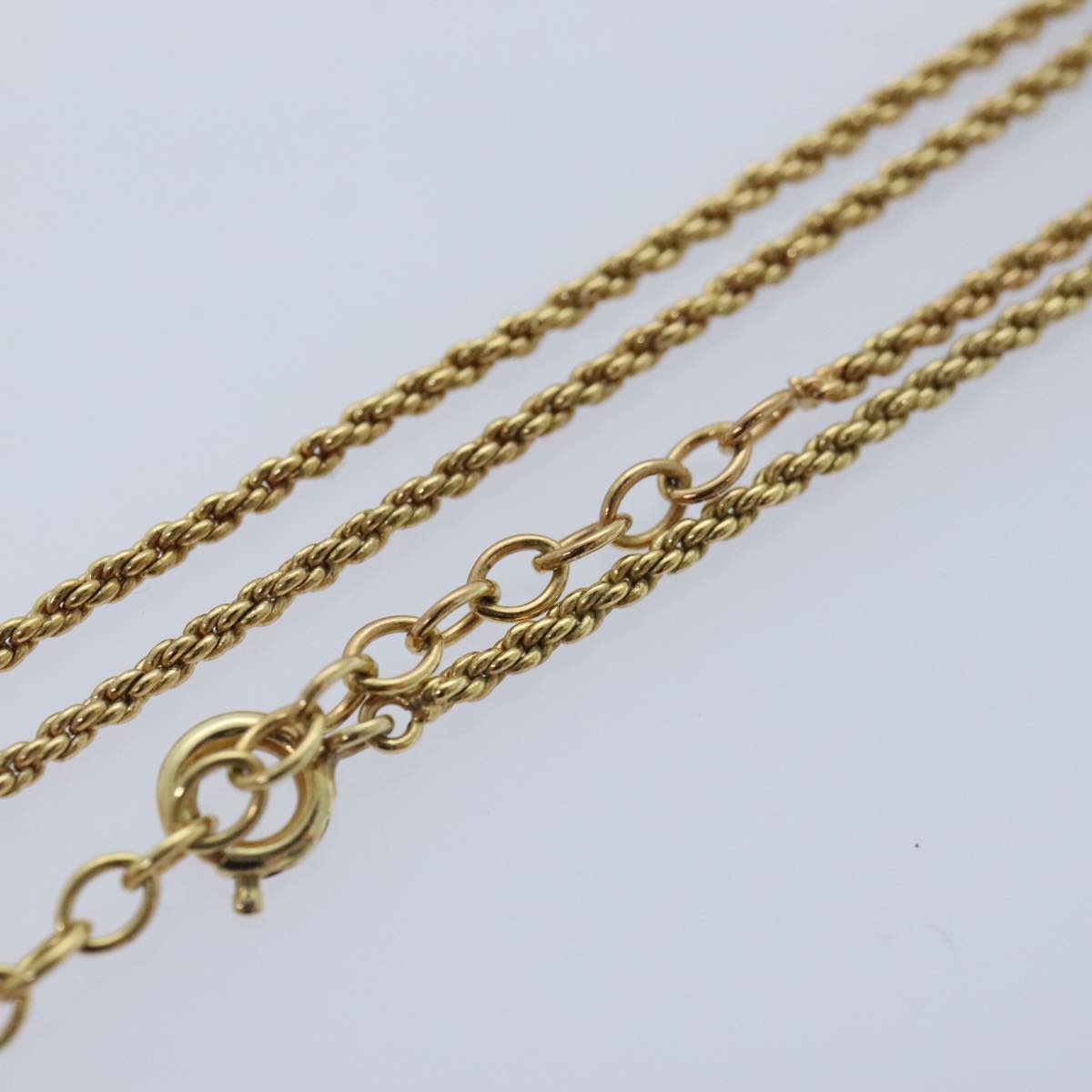 Christian Dior Necklace metal set Gold Tone Auth am6998