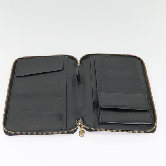 LOUIS VUITTON Epi Organizer De Voyage Travel Case SPO Black LV Auth am7001