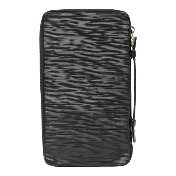LOUIS VUITTON Epi Organizer De Voyage Travel Case SPO Black LV Auth am7001