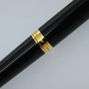 S.T. Dupont Ball Point Pen plastic Black Gold Auth am7005-7