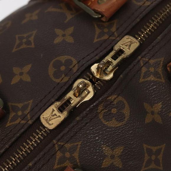 LOUIS VUITTON Monogram Keepall Bandouliere 45 Boston Bag M41418 LV Auth am7009