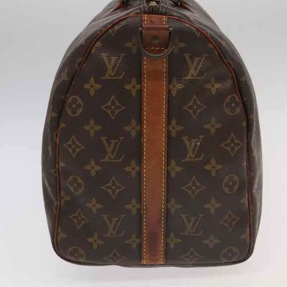 LOUIS VUITTON Monogram Keepall Bandouliere 45 Boston Bag M41418 LV Auth am7009