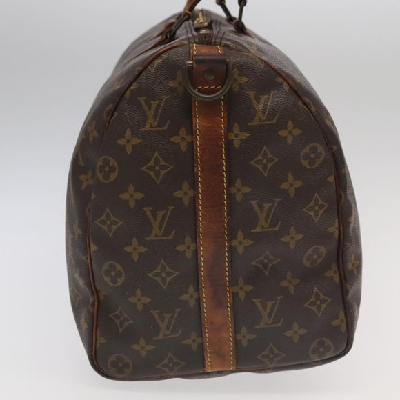 LOUIS VUITTON Monogram Keepall Bandouliere 45 Boston Bag M41418 LV Auth am7009