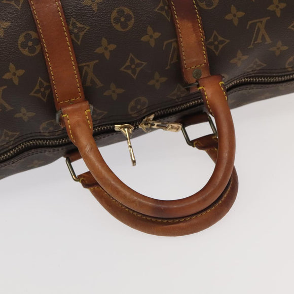 LOUIS VUITTON Monogram Keepall Bandouliere 45 Boston Bag M41418 LV Auth am7009