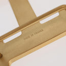 HERMES Constance belt Belt Leather 42.9"""""""" Black Gold Auth am7024AM-13