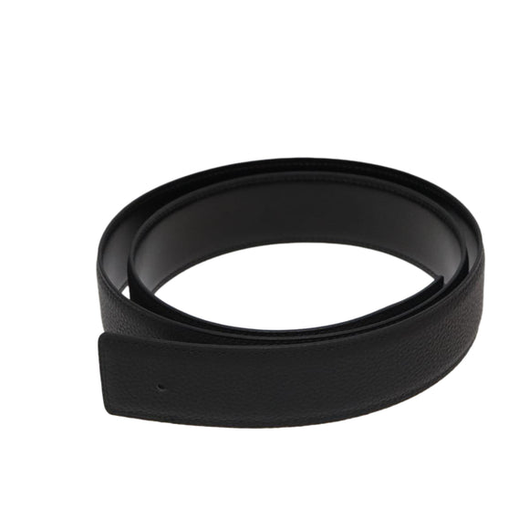 HERMES Constance belt Belt Leather 42.9"""""""" Black Gold Auth am7024AM