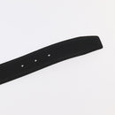 HERMES Constance belt Belt Leather 42.9"""""""" Black Gold Auth am7024AM-6