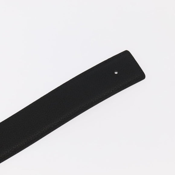 HERMES Constance belt Belt Leather 42.9"""""""" Black Gold Auth am7024AM