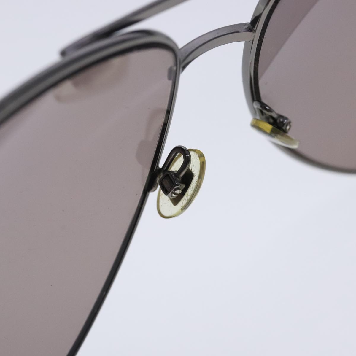 GUCCI Sunglasses metal Silver Auth am7026