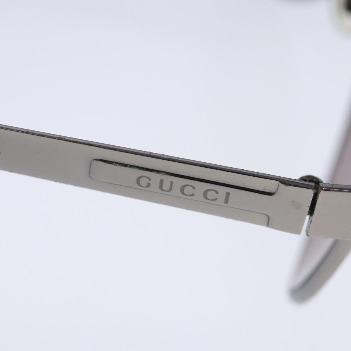 GUCCI Sunglasses metal Silver Auth am7026