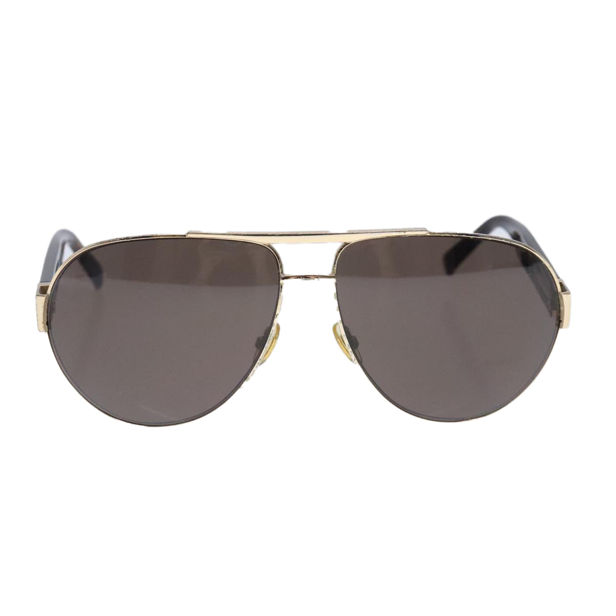 GUCCI Sunglasses metal Brown Auth am7027 - 0