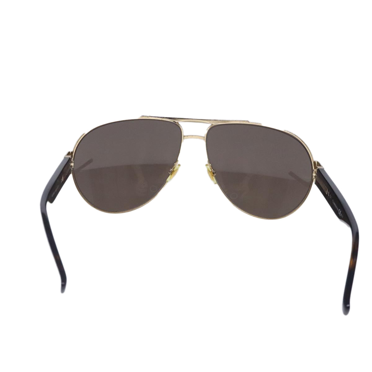 GUCCI Sunglasses metal Brown Auth am7027