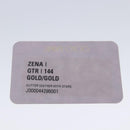 Jimmy Choo Star Studs Clutch Bag Leather Gold Tone Auth am7064-21