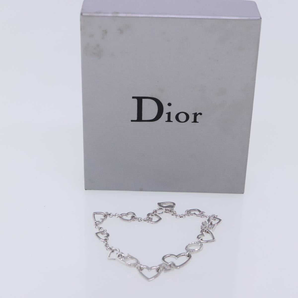 Christian Dior Bracelet metal Silver Auth am7068