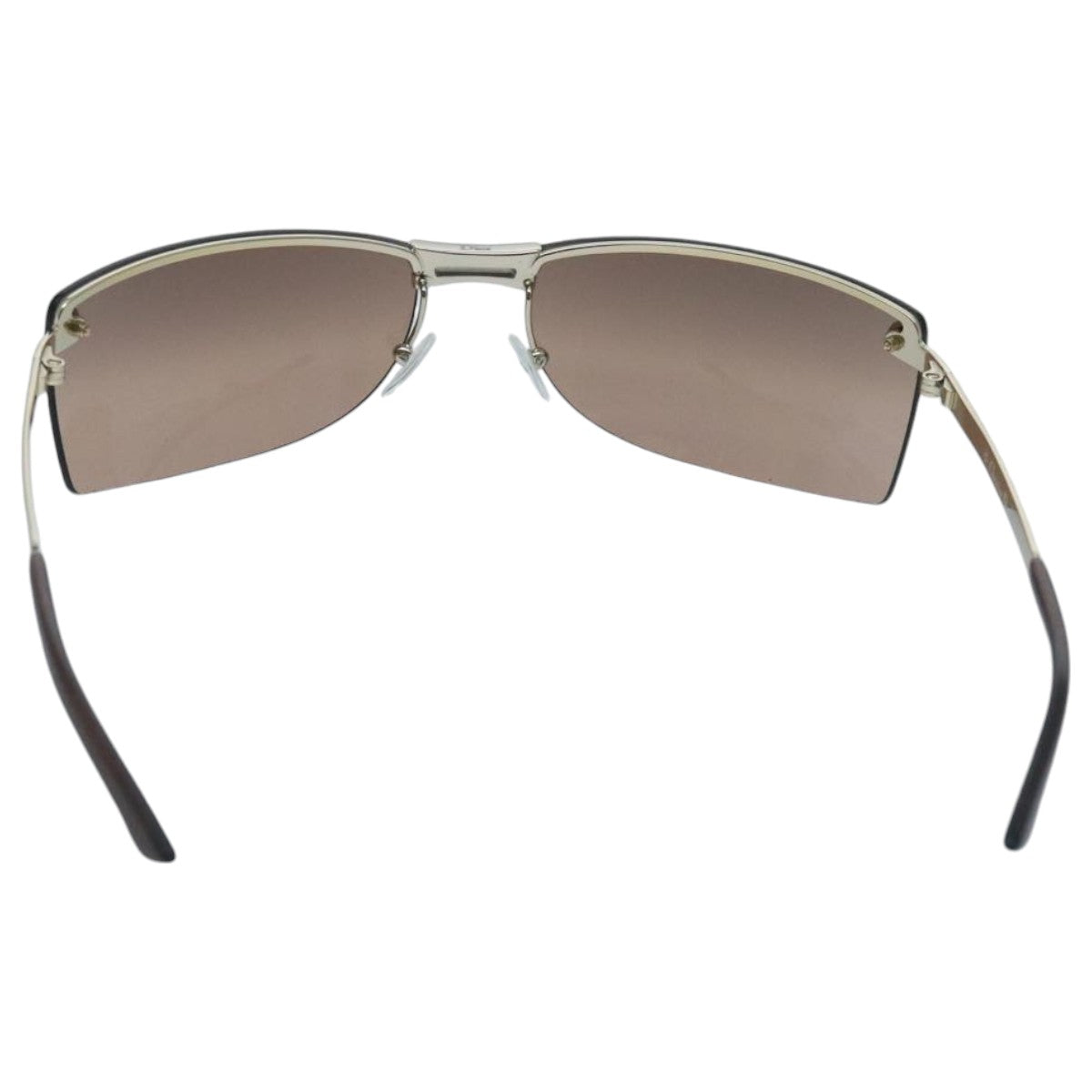 Christian Dior Sunglasses metal Brown Auth am7095