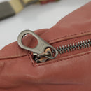 BOTTEGA VENETA Waist bag Leather Pink Auth am7105-19