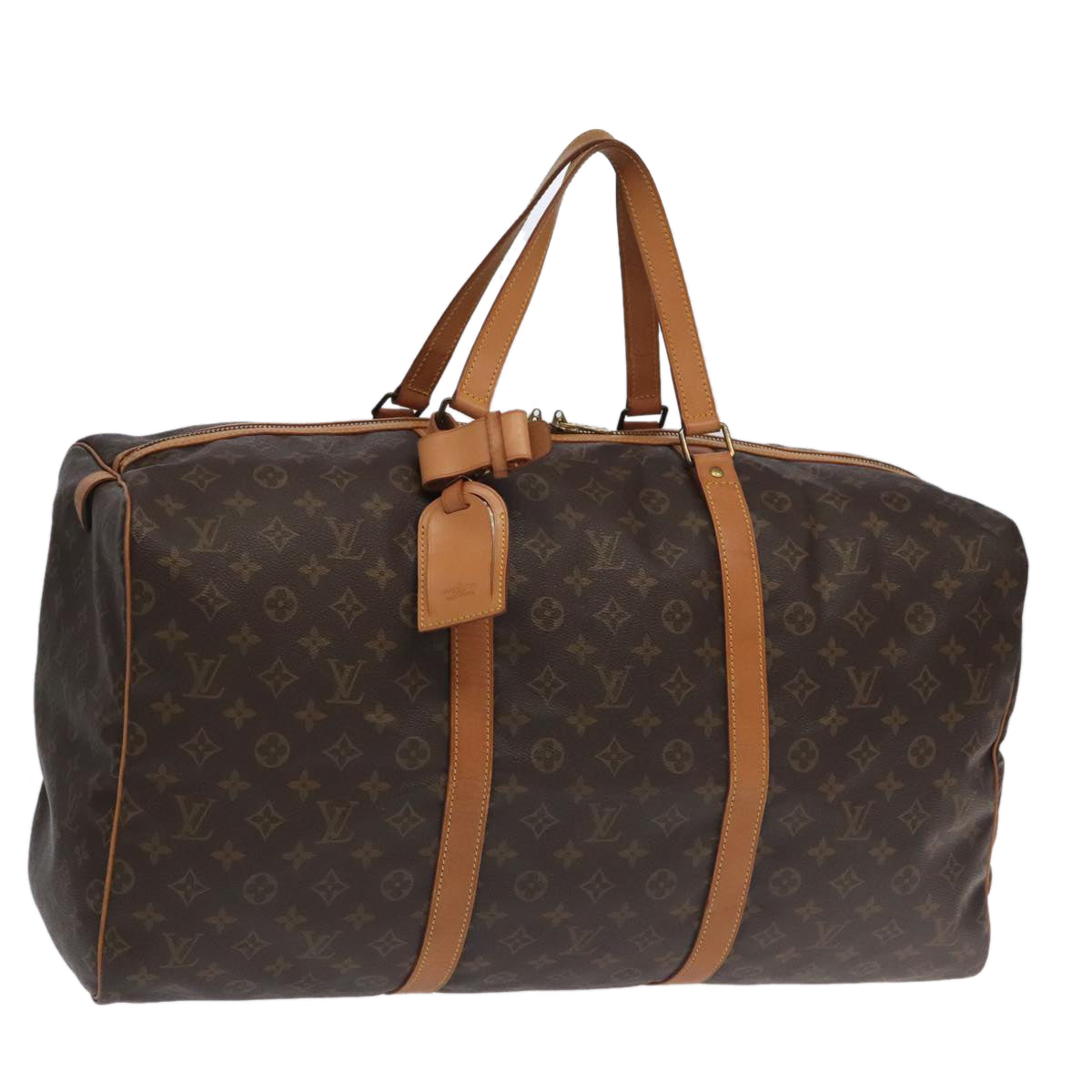 LOUIS VUITTON Monogram Sac Souple 55 Boston Bag M41622 LV Auth am7114