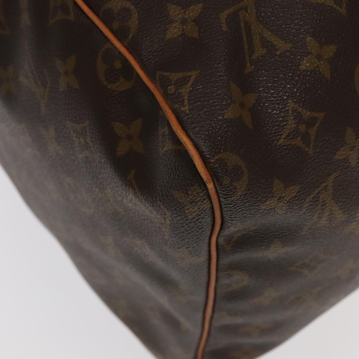 LOUIS VUITTON Monogram Sac Souple 55 Boston Bag M41622 LV Auth am7114