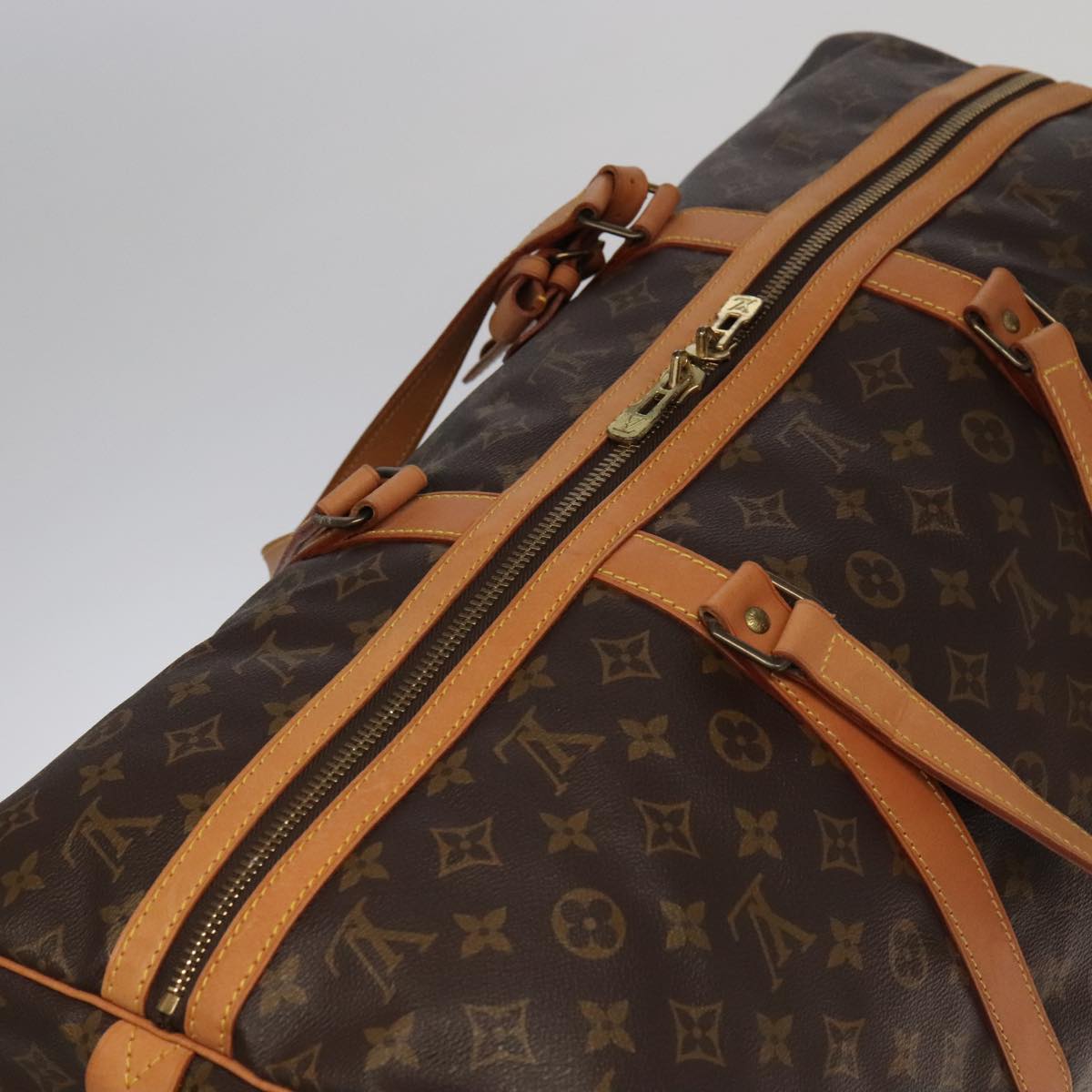 LOUIS VUITTON Monogram Sac Souple 55 Boston Bag M41622 LV Auth am7114