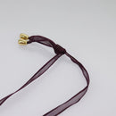 Baccarat Star Necklace Crystal glass Purple Auth am7119-4