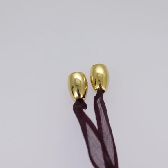 Baccarat Star Necklace Crystal glass Purple Auth am7119