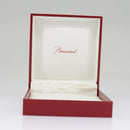 Baccarat Heart Necklace Crystal glass Blue Auth am7120-10