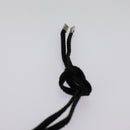 Baccarat Heart Necklace Crystal glass Blue Auth am7120-8