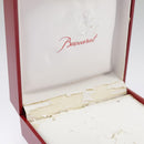 Baccarat Necklace Crystal glass Orange Auth am7122-10