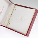 Baccarat Necklace Crystal glass Orange Auth am7122-11