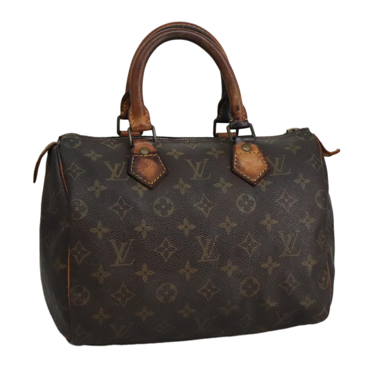 LOUIS VUITTON Monogram Speedy 25 Hand Bag M41528 LV Auth am7134