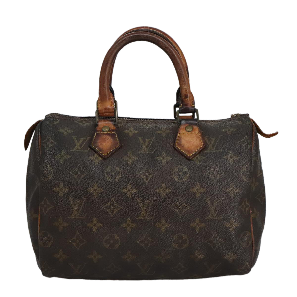 LOUIS VUITTON Monogram Speedy 25 Hand Bag M41528 LV Auth am7134