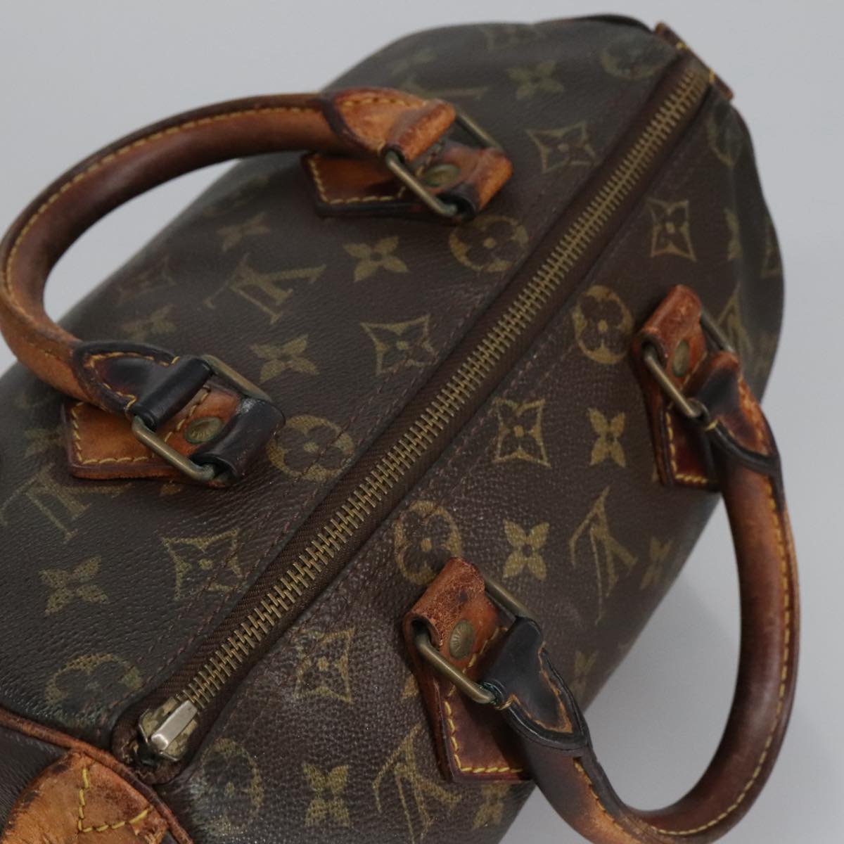 LOUIS VUITTON Monogram Speedy 25 Hand Bag M41528 LV Auth am7134